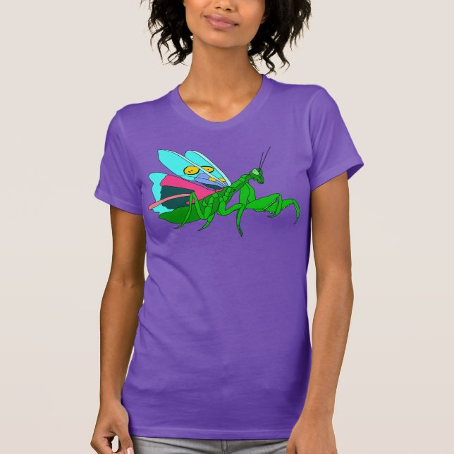 Farbenfrohe Prachtmantis T-Shirt (Vorderseite)