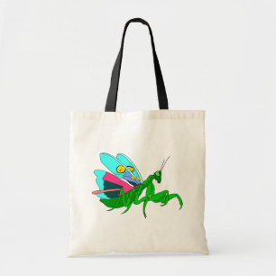 Farbenfrohe Prachtmantis Tragetasche