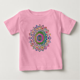 Farbenfrohe Prismatische keltische Knochen Baby T-shirt
