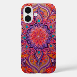Farbenfrohe Psychedelia Airbrush Art iPhone Case