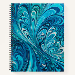 Farbenfrohe Psychedelia Airbrush Art Spiral Notebo Notizbuch