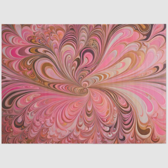 Farbenfrohe Psychedelia Airbrush Kunstdruckpapier Seidenpapier (Vorderseite)