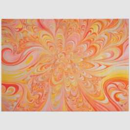 Farbenfrohe Psychedelia Airbrush Kunstdruckpapier Seidenpapier