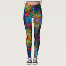Farbenfrohe Psychedelic Print