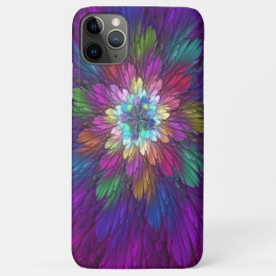Farbenfrohe Psychedelische Blume Abstraktes Frakta Case-Mate iPhone Hülle