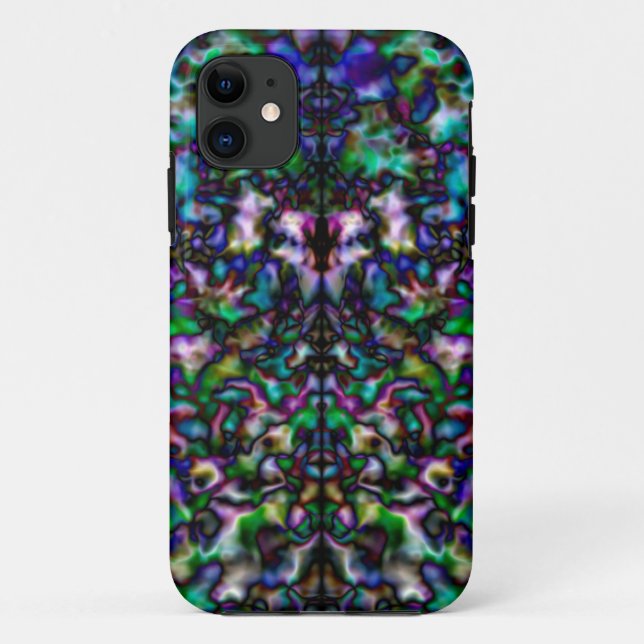 Farbenfrohe psychedelische Kaleidoskopmuster Case-Mate iPhone Hülle (Rückseite)