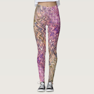 Farbenfrohe psychedelische Leggings