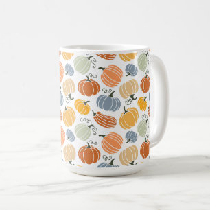 Farbenfrohe Pumpkin Gourd Pattern Kaffeetasse