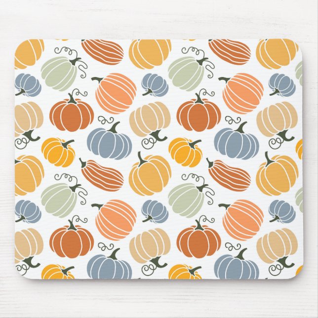 Farbenfrohe Pumpkin Gourd Pattern Mousepad (Vorne)