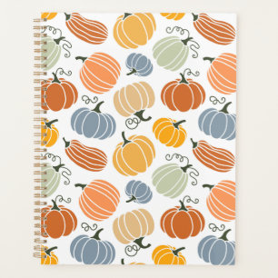 Farbenfrohe Pumpkin Gourd Pattern Planer