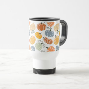 Farbenfrohe Pumpkin Gourd Pattern Reisebecher