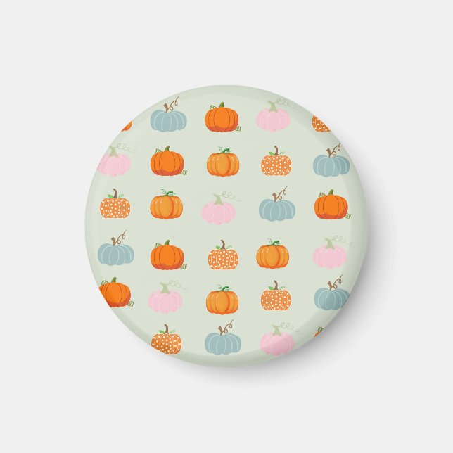 Farbenfrohe Pumpkins Magnet (Vorne)