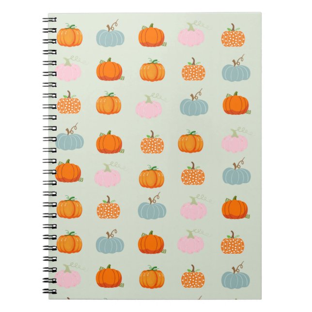 Farbenfrohe Pumpkins Notizblock (Vorderseite)