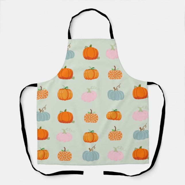 Farbenfrohe Pumpkins Schürze (Vorderseite)