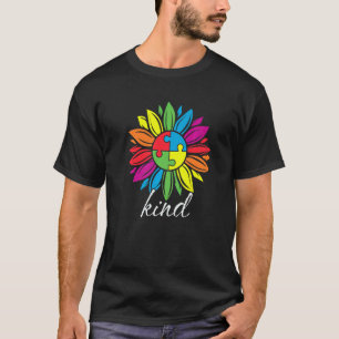 farbenfrohe Puzzleteile Autismus-Bewusstsein Fried T-Shirt