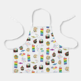 Farbenfrohe Rainbow Cake Desserts & Sprinkles Must Schürze