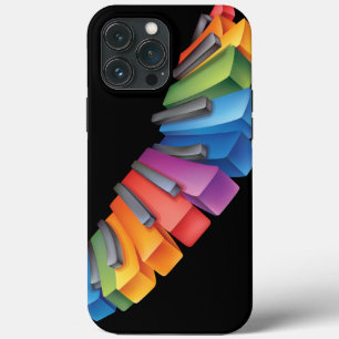 Farbenfrohe Rainbow Keyboard Musiker Case-Mate iPhone Hülle