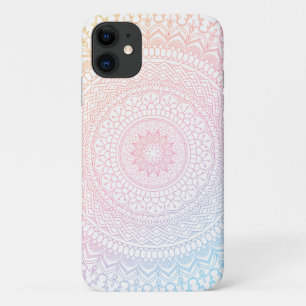 Farbenfrohe Rainbow Mandala iPhone Case