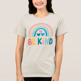 Farbenfrohe Rainbow Tri-Blend Shirt