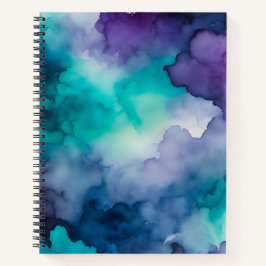 Farbenfrohe Raucher-Art-Spirale-Notebook Notizbuch