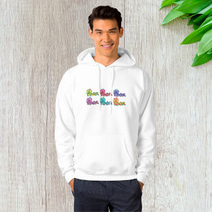 Farbenfrohe Raupen Spaß Whimsical Hoodie