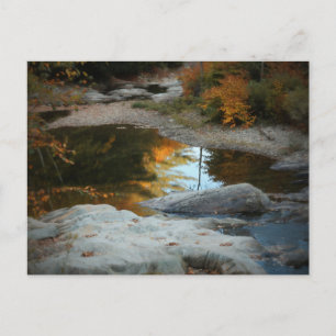 Farbenfrohe Reflektion Postkarte