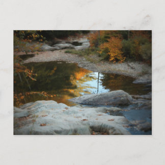 Farbenfrohe Reflektion Postkarte