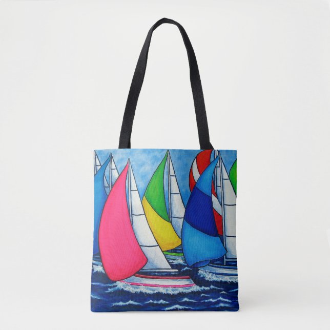 Farbenfrohe Regatta-Tasche von Lisa Lorenz (Vorderseite)