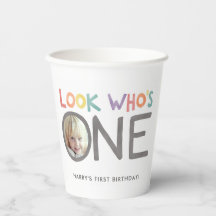 Farbenfrohe Regenbogen 1. Geburtstag | FOTO