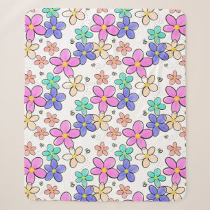 farbenfrohe Regenbogen-Blume Hummeln blühend Sherpadecke