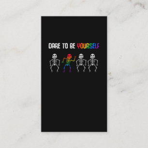 Farbenfrohe Regenbogen für LGBT Prix Visitenkarte