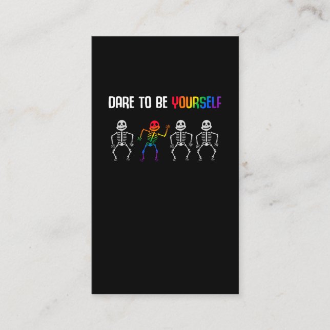 Farbenfrohe Regenbogen für LGBT Prix Visitenkarte (Vorderseite)