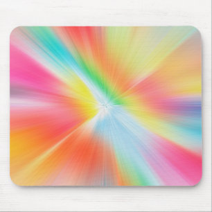 Farbenfrohe Regenbogen-Inspirierte Themengestaltun Mousepad