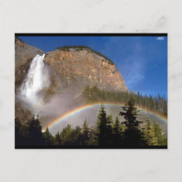 Farbenfrohe Regenbogen Naturpark California Postkarte