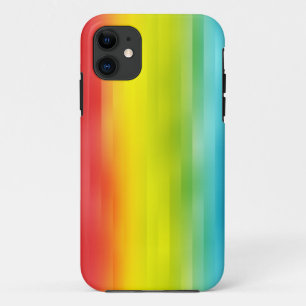 Farbenfrohe Regenbogen Streifen iPhone 5/5S Fall 11 Hülle
