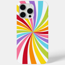 Farbenfrohe Regenbogen Swirl Moderner Spaß Bright Case-Mate iPhone Hülle