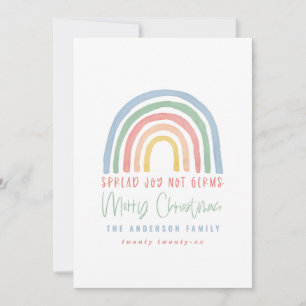 Farbenfrohe Regenbogen Weihnachten verbreiten Freu