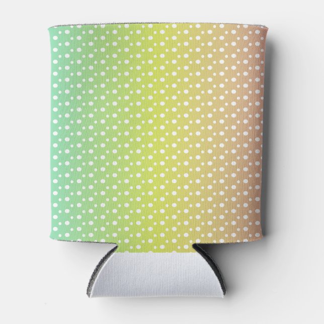 Farbenfrohe Regenbogenblasen Dosenkühler (Vorderseite)