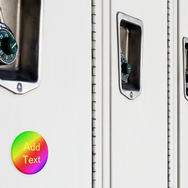 Farbenfrohe Regenbogenblende Diagonal Magnet (In Situ (Schrank))