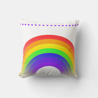 Farbenfrohe Regenbogendesign Kissen