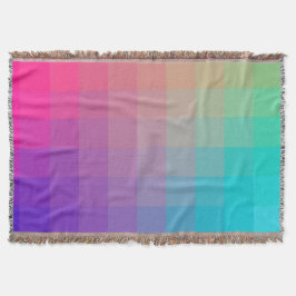 Farbenfrohe Regenbogenfarben glänzendes Design Decke