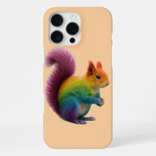 Farbenfrohe Regenbogenfellaufkleber iPhone 16 Pro Max Hülle