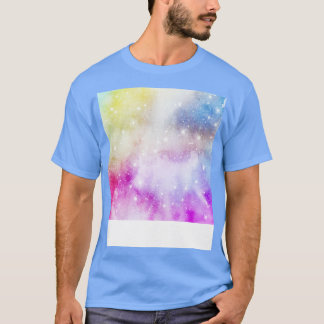 Farbenfrohe Regenbogengalaxie-Muster T-Shirt