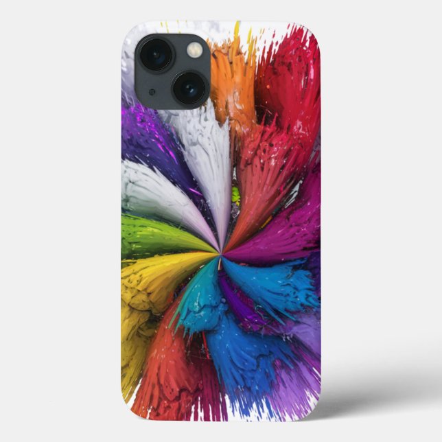 Farbenfrohe Regenbogenhaut Case-Mate iPhone Hülle (Rückseite)