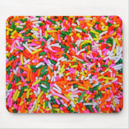 Farbenfrohe Regenbogensprinklen Mousepad