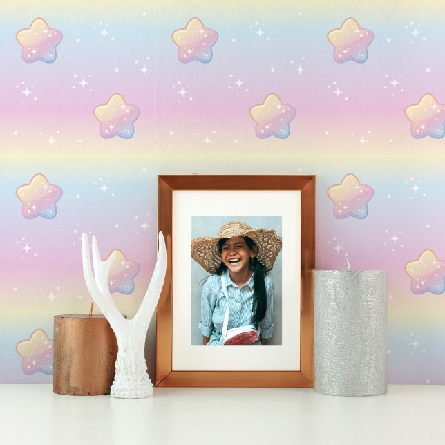 Farbenfrohe Regenbogenstars im Himmelseemotel Tapete (Von Creator hochgeladen)