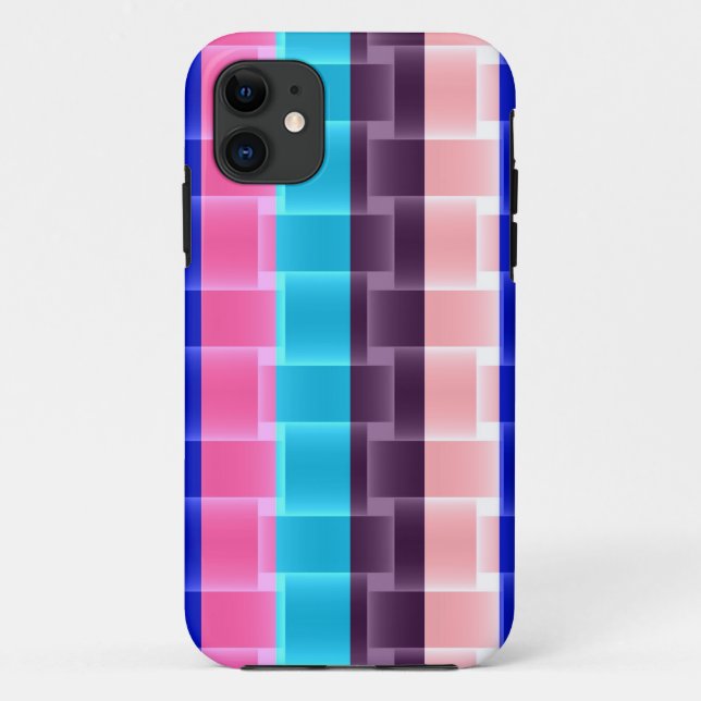 Farbenfrohe Regenbogenstreifen, modernes Design 2 Case-Mate iPhone Hülle (Rückseite)