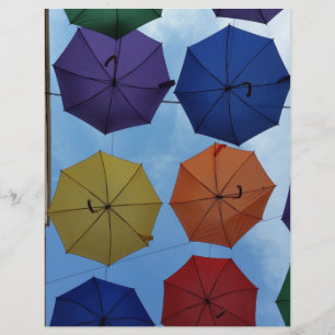 Farbenfrohe Regenschirme
