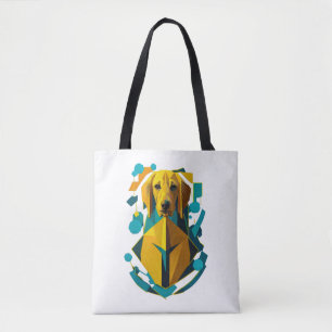 Farbenfrohe Retriever Kunst