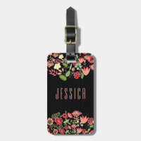 Farbenfrohe Retro-Blume mit schwarzen Streifen